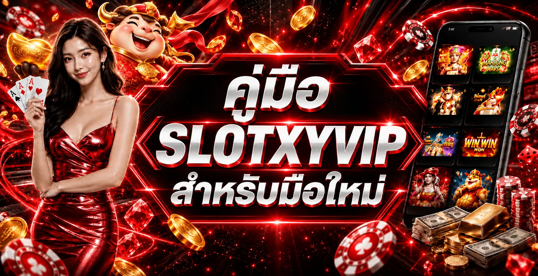 SLOTXYVIP คู่มือมือใหม่ สมัคร เข้าใช้ และฝากถอน